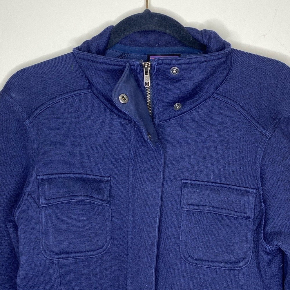 Patagonia Navy Better Fleece Utility Jacket M Zip-Up Outdoor Warm Layer - Picture 9 of 13